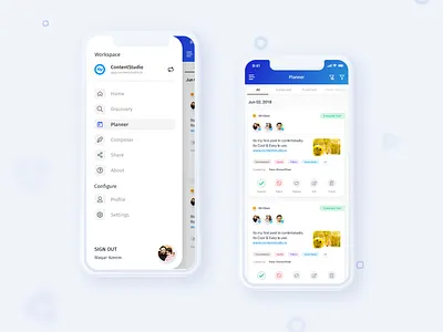 Social Media Marketing App UI Design app blogger blogging branding clean ui design design concept ios app design iphone 11 mockup marketing minimal social app social media design ui uidesign ux uxdesign website