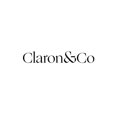 Claron & Co brand agency branding branding agency logo typography wip