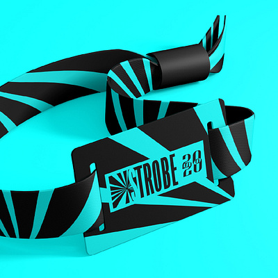 STROBE | Wristband brand brand and identity branding design identity logo logo design music festival packaging stripes vector wristband