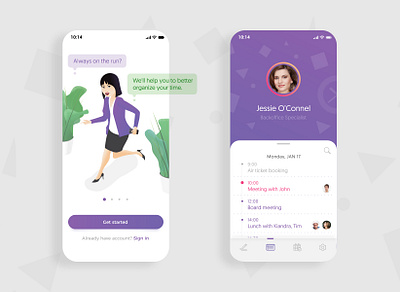 Time manager | Concept App app design figma illustration ui ux vector