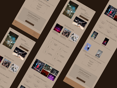 Longgrid dance studio dance studio design graphic design ui ux