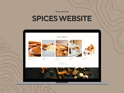 SPICE SHOP WEBSITE design minimal shop website ui ui ux ux web web design website website design