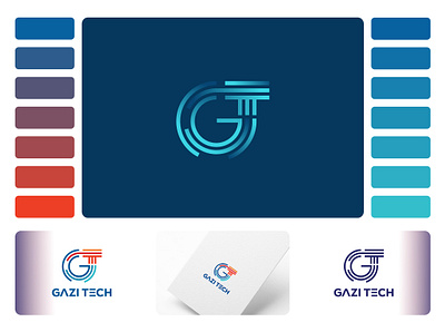 Gazi Tech Logo ai logo automation logo automation software brand mark branding g logo gazi tech gt icon gt logo innovation logo modern logo t logo tech brand mark tech icon tech logo typography