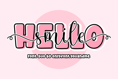 Hello Smile font script font typography