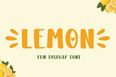 lemon font typography