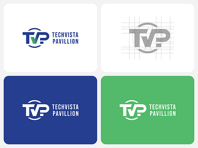 Logo and Brand Identity Design for Techvista Pavillion LLP brand design brand identity brand mark branding clean educational graphic design institution logo logo logo design minimalistic quality engineering typography visual identity