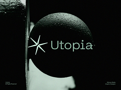 Utopia®ㅤㅤ/ Logo brand identity branding cloud crypto data design icon internet logo logodesign logos monogram privacy security space star web3