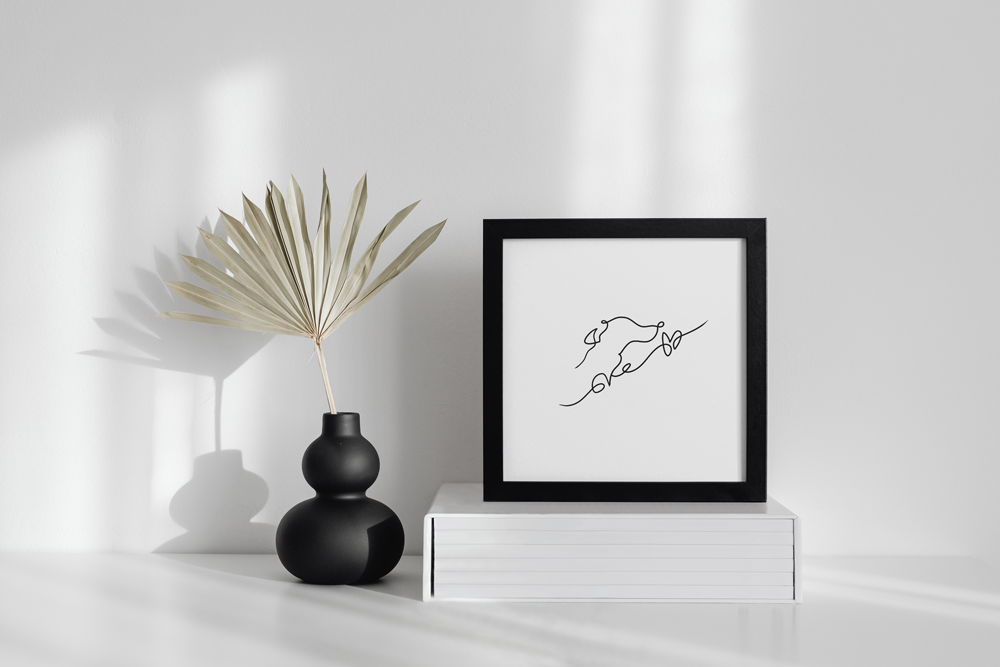 One-line whippet dog illustration branding continuous line creative customized dog illustration dog line dog minimalism flat friendly graphic design illustration line line illustration minimal outline outline illustrations pet puppy symbol vector