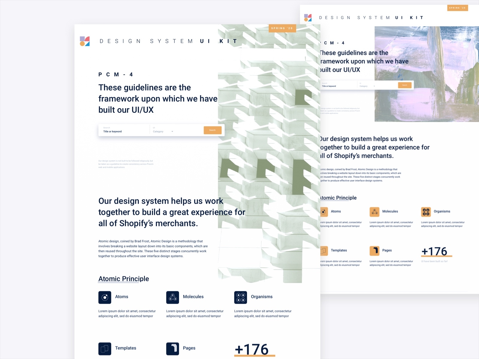 Design system for Procim app store brand book brand family brand identity branding branding identity color exploration design master design system gradient grid icon iconography icons ios app logo logo mark sign sketch symbol