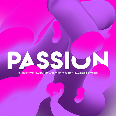 Passion - Valentine’s Day Weekly Warm-Up 2020 challenge concept design dribbble gradient gradients illustration light love minimal passion pink purple screen valentine day weekly challenge weekly warm up weeklyui white