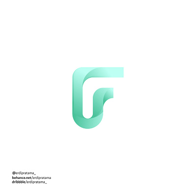 F letter branding design flat graphic design icon illustration lettering lettermark logo type