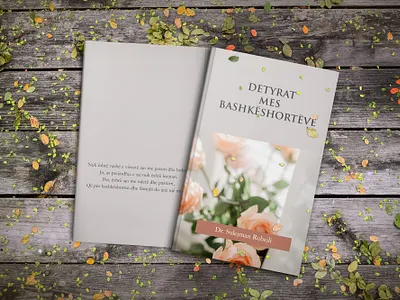 BookCover - DETYRAT MES BASHKËSHORTËVE book bookcover bookcoverdesign bookcovers bookdesign booking books couple design designer flower graphic graphicdesigners love reading rules