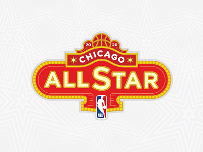 2020 NBA All Star Chicago Branding basketball basketball court black branding event branding lebron logo nba nba all star nba poster red sport sporting event sports sports branding sports design sports logo sports logo design sports logos