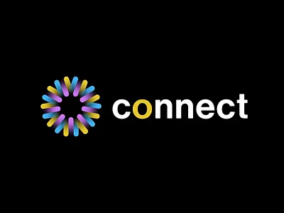 connect logo animation branding community connect crypto logo gradient graphicdesign logo animation logo designer metaverse minimal modern logo web 3.0