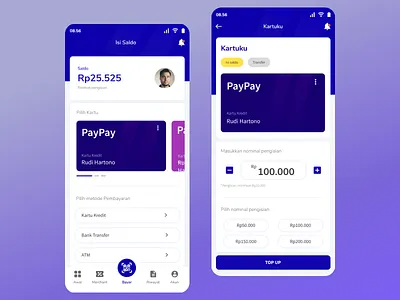 Top Up android app branding design design ui identity mobile app mobile app design mobile ui payment app topup ui ui design ui. ux uidesign user interface design userinterface ux