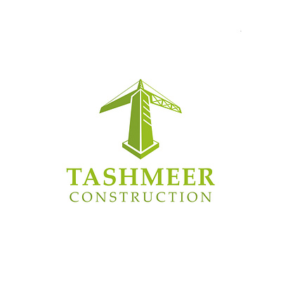 Tashmeer Construction branding design illustration illustrator logo logo design vector