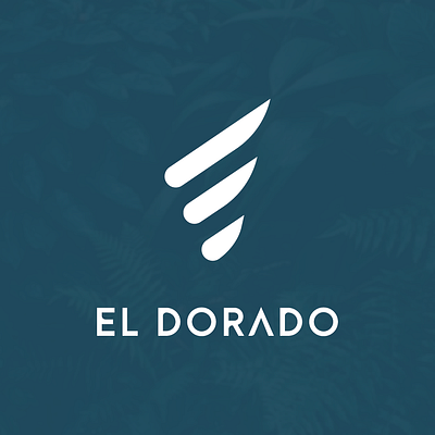 El Dorado branding design flat icon illustration logo minimal typography vector