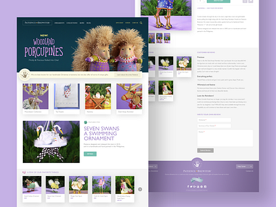 Patience Brewster branding design ecommerce typography ui ux web website