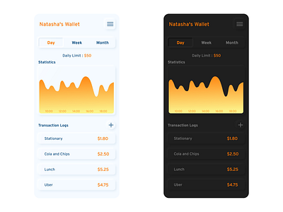 Money Manager App UI app application appui appuidesign dark mode dark ui design minimal mobile mobile app mobile app design mobile design mobileapp neomorphic neomorphism simple soft ui softui ui