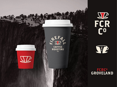 Firefall Coffee Roasting Lockups 100 day project branding cafe coffee daily identity design lockups logo typography yosemite