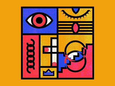 Weekly Warm up - Christ in a Box design flat illustration illustrator vector