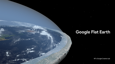 Google Flat Earth 3d animation cinema 4d cinema4d flat earth google google creative lab google maps