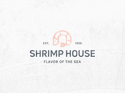 SHRIMP HOUSE brand branding design flatdesign graphic design house house logo illustration logo luxury brand luxury branding luxury design luxury logo minimalist restaurant restaurant branding restaurant logo shrimp shrimp logo