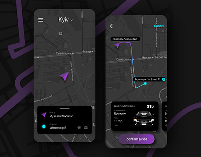 Taxi app app design car ride app taxi app uidesign ux design