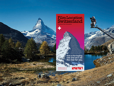 Film Location Switzerland branding illustration typography