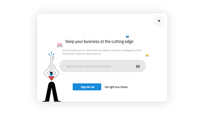 email signup popup ui ux uxui