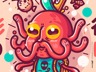 I want to be free 影の谷に 🐙 art beauty character color cool crazy creative design illustration pulp pulpo venezuela