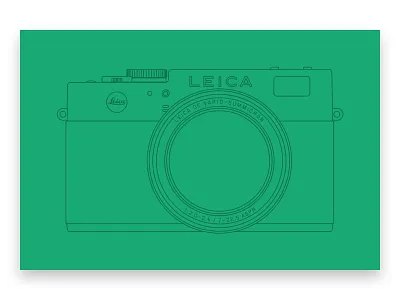 Leica Digilux 2 camera illustration leica lens line line art vector