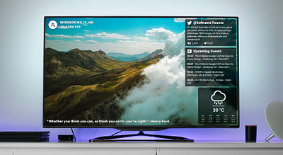 Softrams Office TV Mockup work