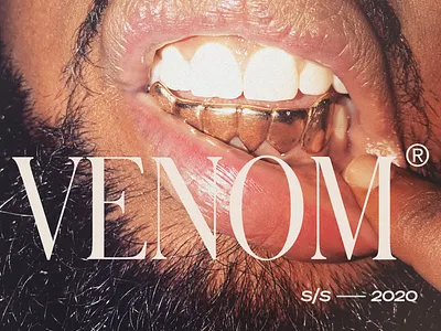 Venom art direction branding creative agency creative direction design design direction design studio los angeles typography visual design