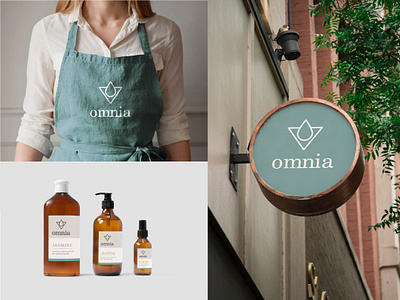 Omnia Organic Cosmetics Branding brand identity brandidentity branding branding and identity branding and logo branding design cosmetics cosmetics logo essential oils logo logo design organic cosmetics package design packaging packaging design