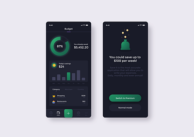 Save It Mobile App app brand brand identity branding concept design flat illustration mobile mobile app mobile design mobile ui money savings simple ui uidesign ux vector