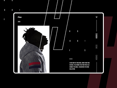 Fila #1 app color design fila slider typography ui uidesign ux uxdesign web website