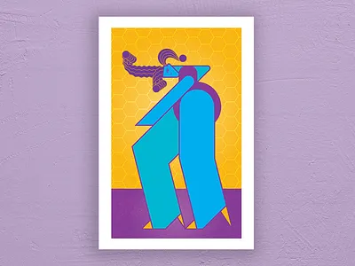 pop figures series - Bey abstract beyonce dance dancer geometric illustration illustrator pop pop art poster vector