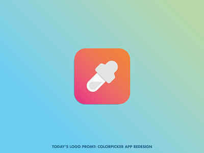 Paint colorpicker tool (day 9 of 99) design illustrator logo thirtylogos thirtylogoschallenge vector