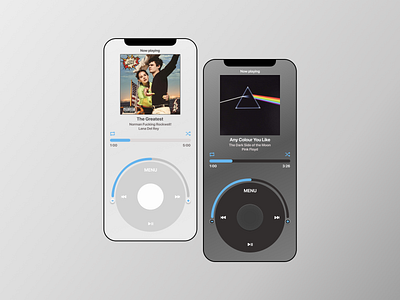 Ipod Music Player app apple figma iphone ipod minimalist music music app music player player ui ux