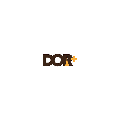 DOR+ Logo design branding cleandesign creative design custom logo minimal minimal logo simple logo typographic logo