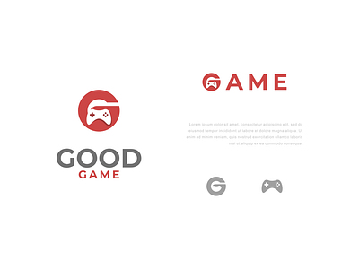 Good Game logo concept brand branding design graphic illustration logo typography ui ux vector