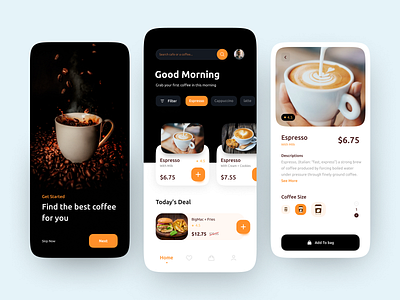 Coffee Shop App Concept by Codzgarage Infotech Pvt Ltd on Dribbble