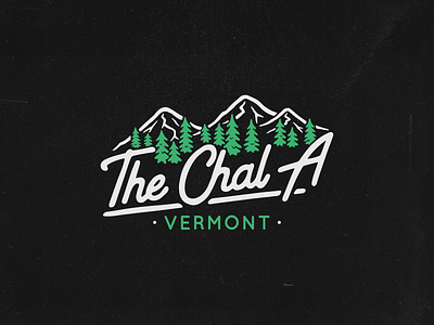 The Chal A cabin aframe aframecabin aframehouse app design apparel design cabin cabininthewoods cabinlife commission handdrawn logo mountains vermont wild