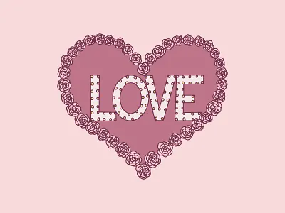 Share the Love Social Media Event Design armature works art direction event design event poster florida flower heart illustration instagram instagram post love procreate share the love social graphics social media design social media graphics tampa tampa fl valentine