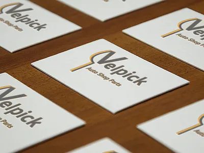 Velpick cards branding cards design mockup