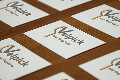 Velpick cards branding cards design mockup