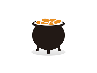POt of gold gold icon icon iconography icons patrick day patrick icon pot of gold