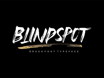 Blindspot Preview font design handletter handlettering handmade typography vector