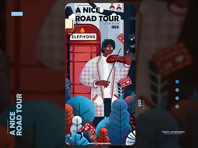 A nice road tour 3 art design illustration illustration art illustration artist illustration design